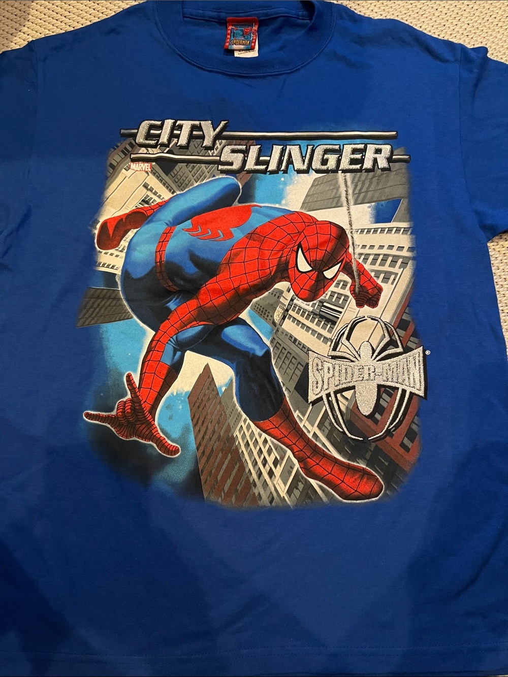 T-shirt Spider-Man boys new size 14/16 cotton short sleeve Extreme Concepts, LLC